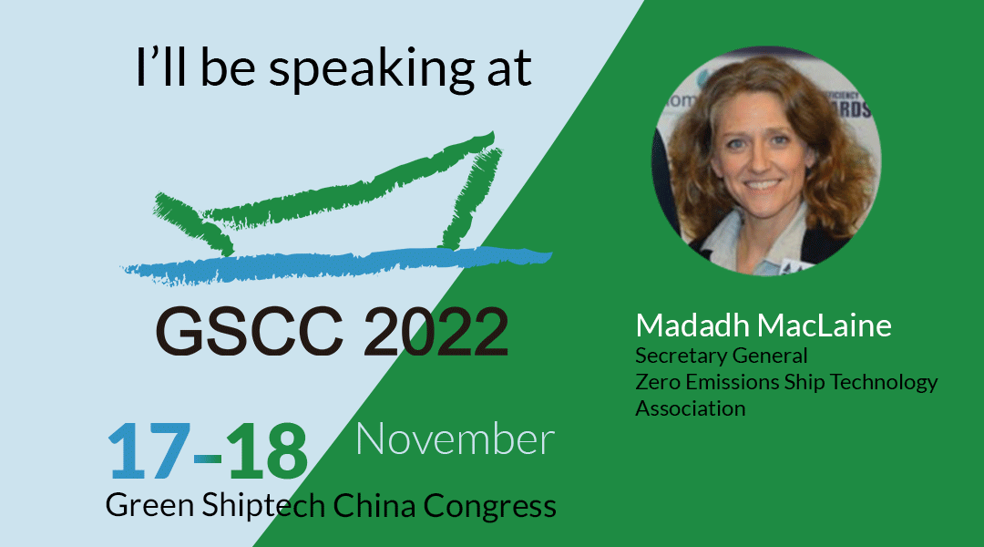 ZESTAs Speaker Madadh Maclaine at Green-Shiptec China Congress 2022