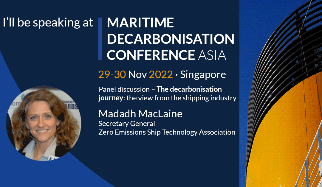 Maritime Decarbonisation Conference Asia –  Pathways to 2030 – Speaker announcement