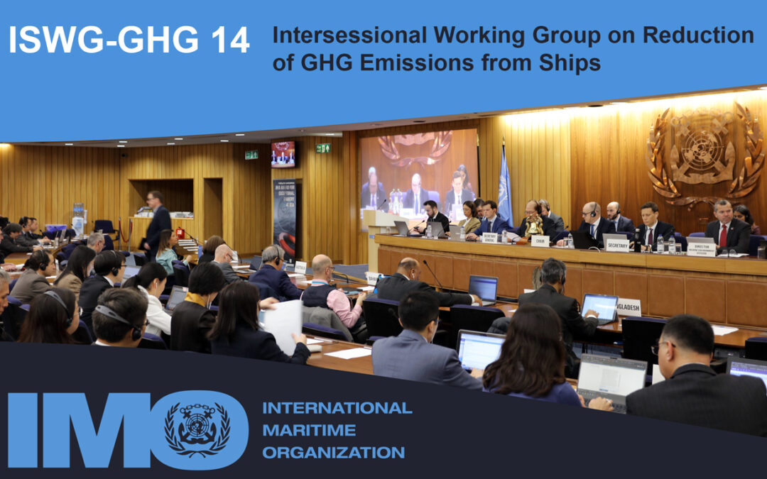 ISWG-GHG 14 taking place this week at the IMO headquarters in London