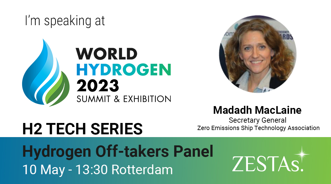 ZESTAs Secretary General Madadh MacLaine to speak at World Hydrogen 2023 Summit & Exhibition