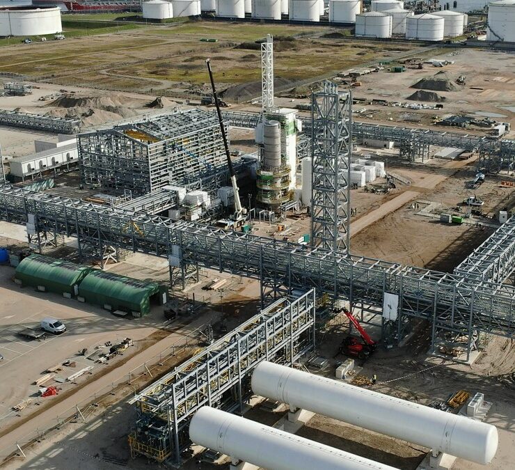 Air Products reports progress on new liquid hydrogen liquefier in Rotterdam