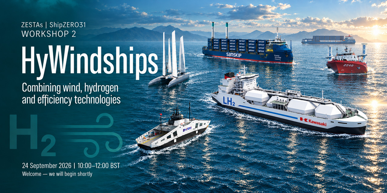 ShipZERO31 Workshop 2 recording now available: HyWindships